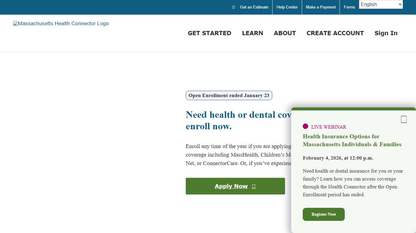 Massachusetts Health Connector